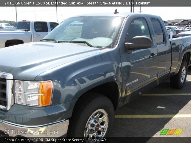 2011 GMC Sierra 1500 SL Extended Cab 4x4 in Stealth Gray Metallic