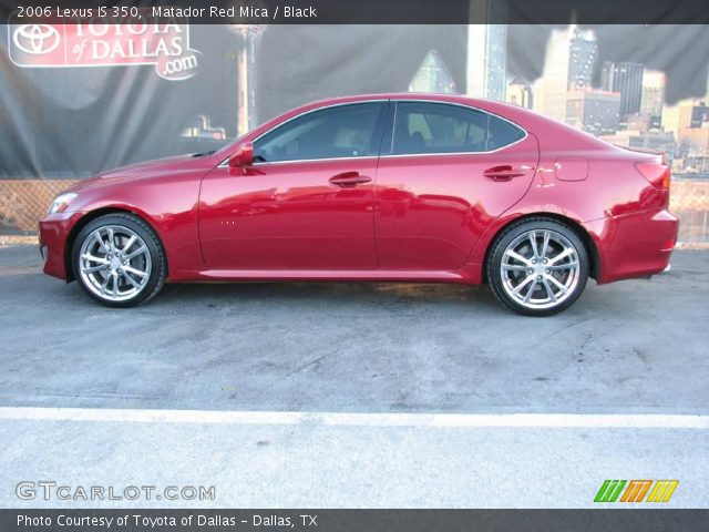 2006 Lexus IS 350 in Matador Red Mica