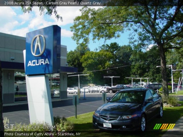 2008 Acura TSX Sedan in Carbon Gray Pearl