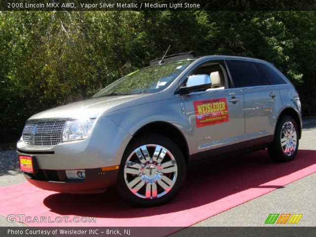 2008 Lincoln MKX AWD in Vapor Silver Metallic