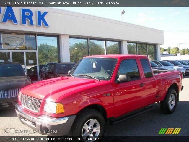 2003 Ford Ranger FX4 SuperCab 4x4 in Bright Red