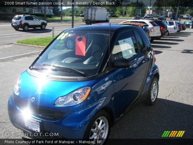 2008 Smart fortwo passion coupe in Blue Metallic