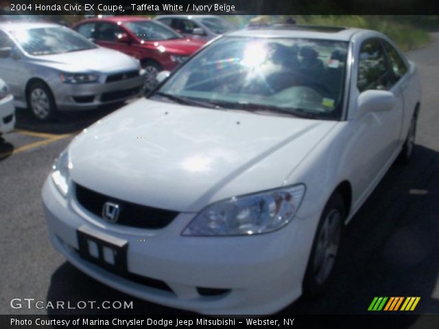2004 Honda Civic EX Coupe in Taffeta White