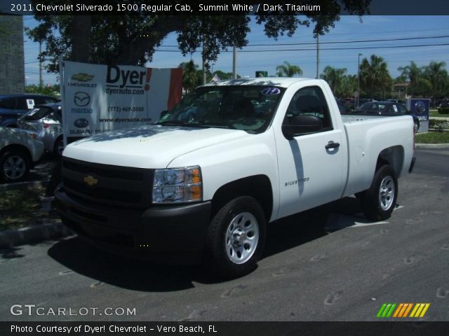 2011 Chevrolet Silverado 1500 Regular Cab in Summit White