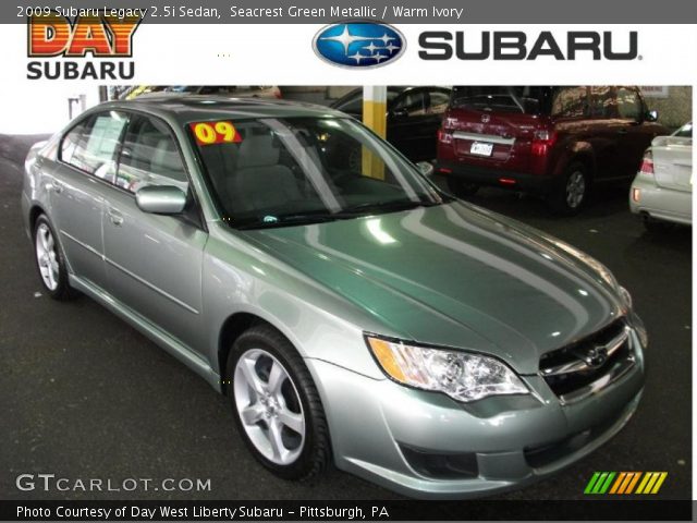 2009 Subaru Legacy 2.5i Sedan in Seacrest Green Metallic