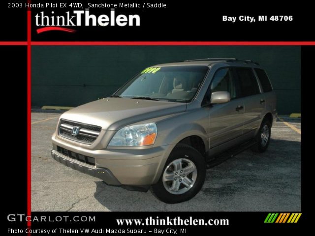 2003 Honda Pilot EX 4WD in Sandstone Metallic