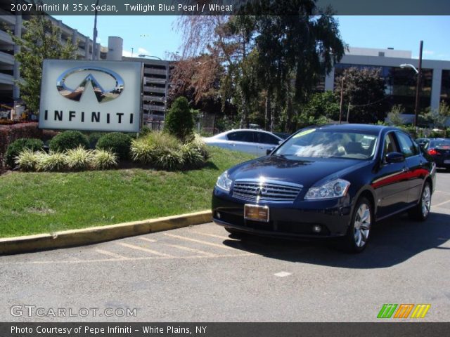 2007 Infiniti M 35x Sedan in Twilight Blue Pearl