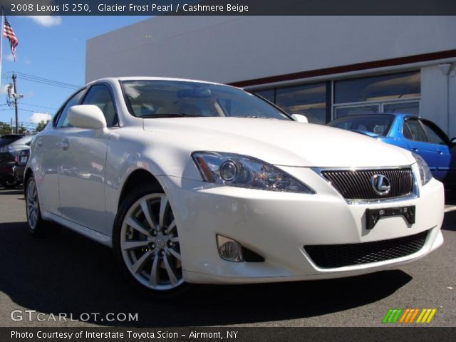 2008 Lexus IS 250 in Glacier Frost Pearl