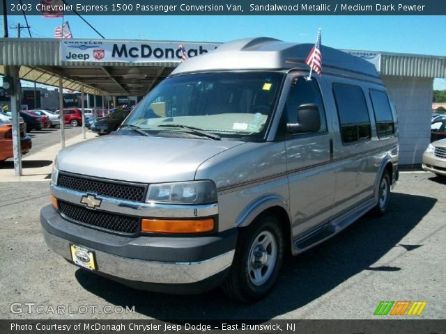 2003 Chevrolet Express 1500 Passenger Conversion Van in Sandalwood Metallic
