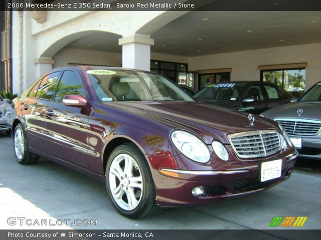 2006 Mercedes-Benz E 350 Sedan in Barolo Red Metallic