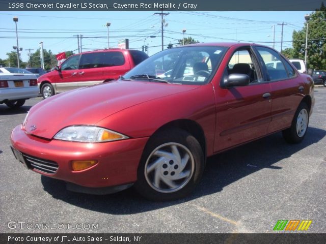 1998 Chevrolet Cavalier LS Sedan in Cayenne Red Metallic