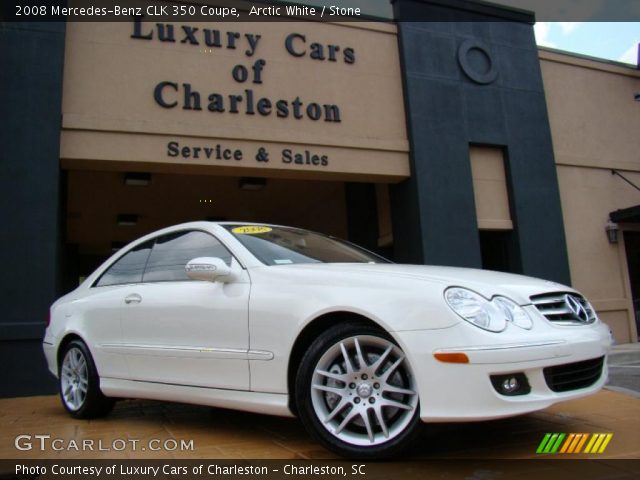 2008 Mercedes-Benz CLK 350 Coupe in Arctic White