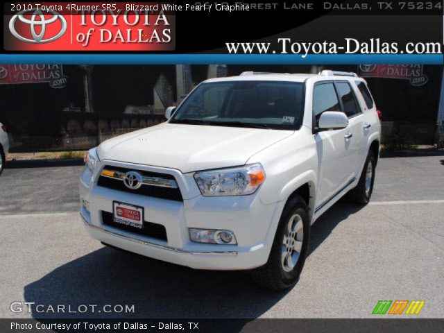 2010 Toyota 4Runner SR5 in Blizzard White Pearl