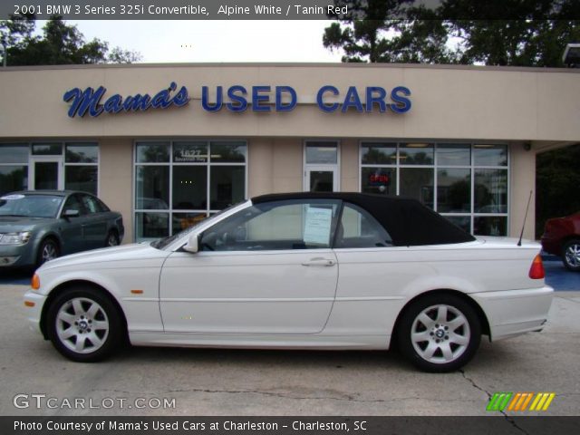 2001 BMW 3 Series 325i Convertible in Alpine White