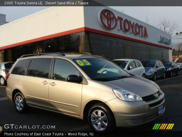 2005 Toyota Sienna LE in Desert Sand Mica