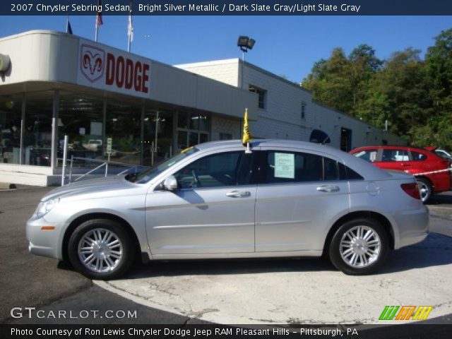 2007 Chrysler Sebring Sedan in Bright Silver Metallic