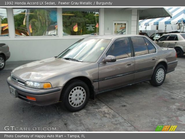 1992 Honda Accord LX Sedan in Pewter Gray Metallic