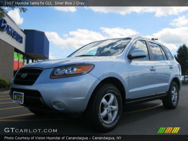 2007 Hyundai Santa Fe GLS in Silver Blue