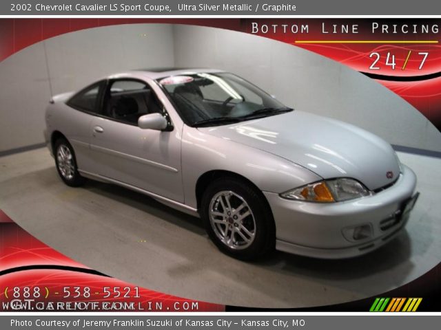 2002 Chevrolet Cavalier LS Sport Coupe in Ultra Silver Metallic