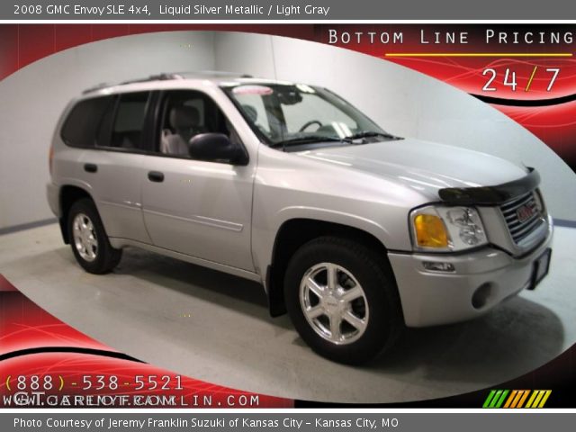 2008 GMC Envoy SLE 4x4 in Liquid Silver Metallic