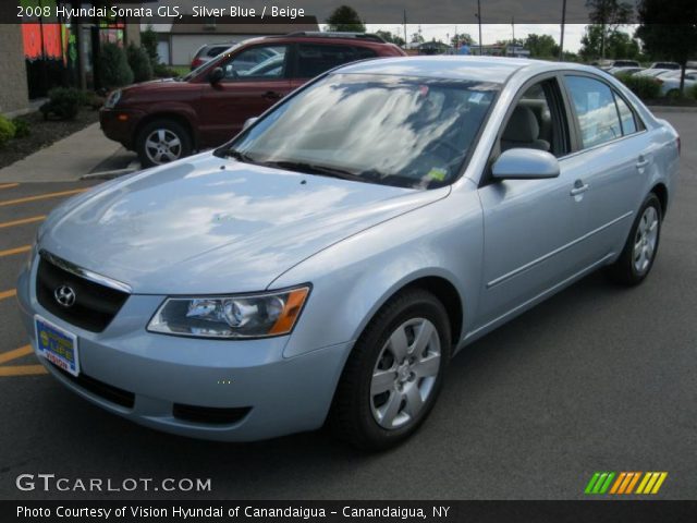 2008 Hyundai Sonata GLS in Silver Blue
