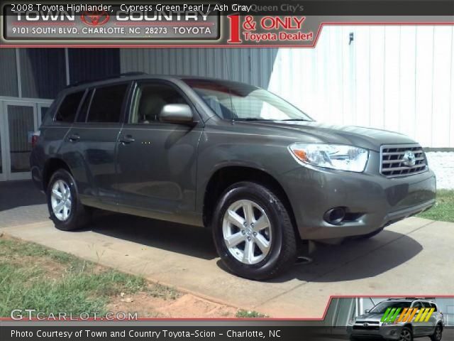 2008 Toyota Highlander  in Cypress Green Pearl