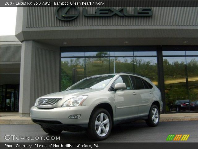 2007 Lexus RX 350 AWD in Bamboo Green Pearl