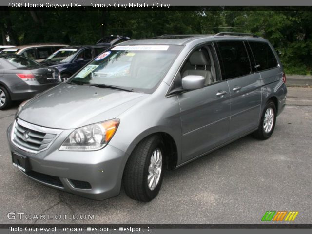 2008 Honda Odyssey EX-L in Nimbus Gray Metallic