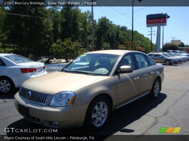 2007 Mercury Montego  in Dune Pearl Metallic