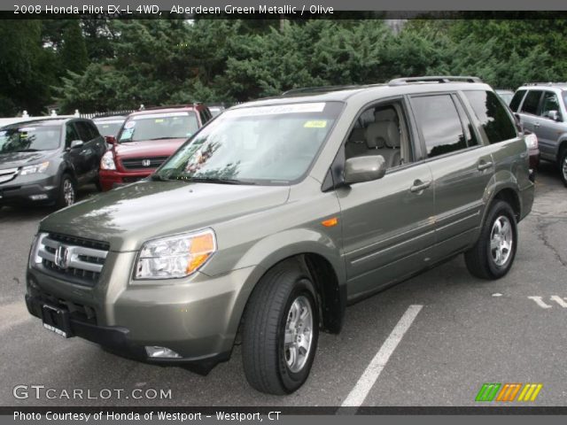 2008 Honda Pilot EX-L 4WD in Aberdeen Green Metallic