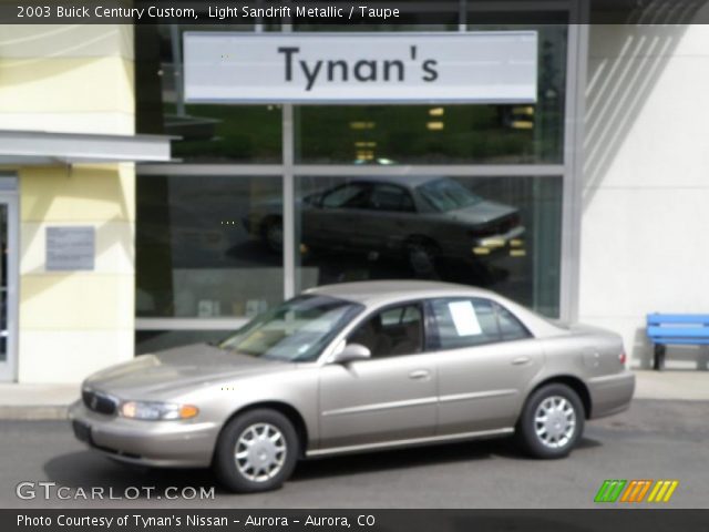 2003 Buick Century Custom in Light Sandrift Metallic