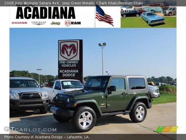 2008 Jeep Wrangler Sahara 4x4 in Jeep Green Metallic