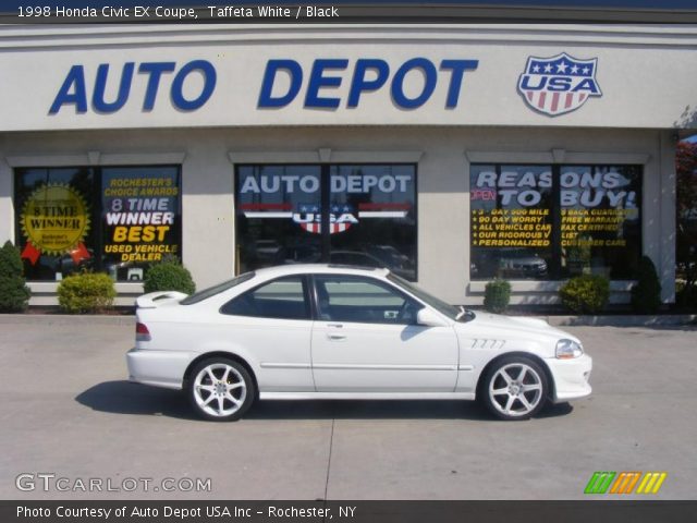 1998 Honda Civic EX Coupe in Taffeta White