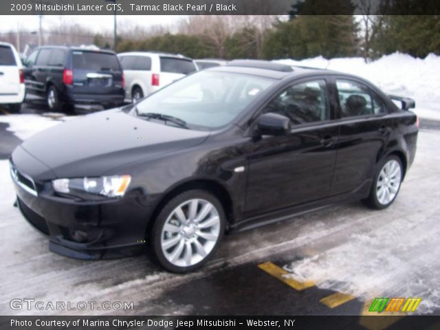 2009 Mitsubishi Lancer GTS in Tarmac Black Pearl