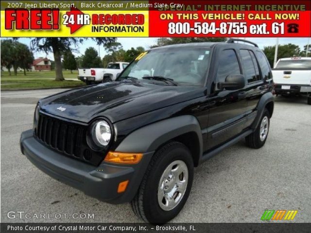 2007 Jeep Liberty Sport in Black Clearcoat