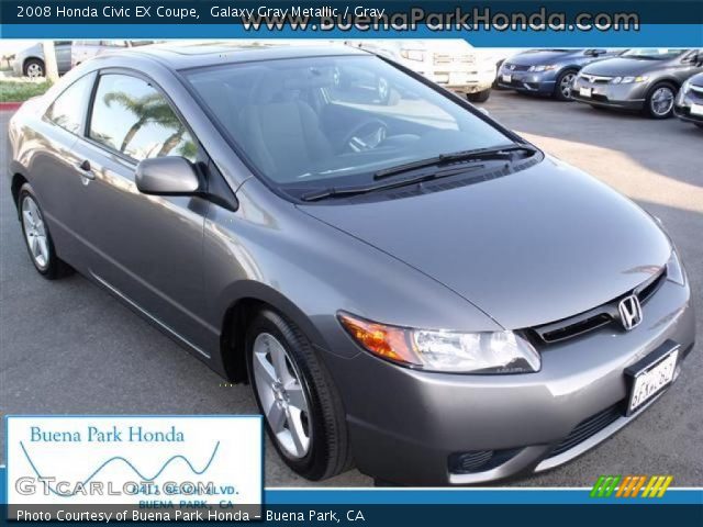 2008 Honda Civic EX Coupe in Galaxy Gray Metallic