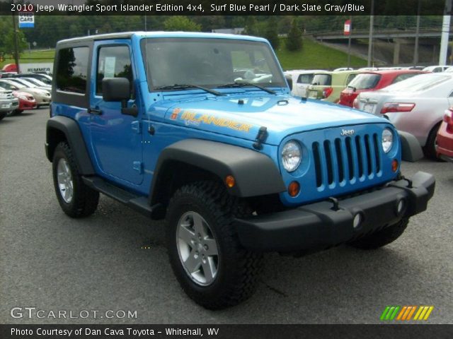 2010 Jeep Wrangler Sport Islander Edition 4x4 in Surf Blue Pearl