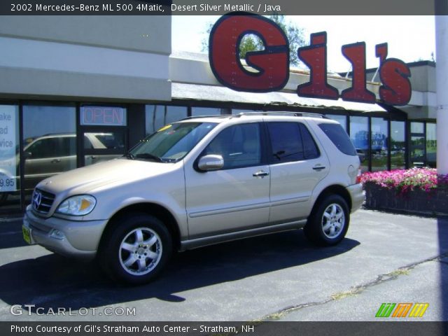 2002 Mercedes-Benz ML 500 4Matic in Desert Silver Metallic
