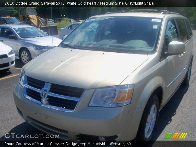 2010 Dodge Grand Caravan SXT in White Gold Pearl