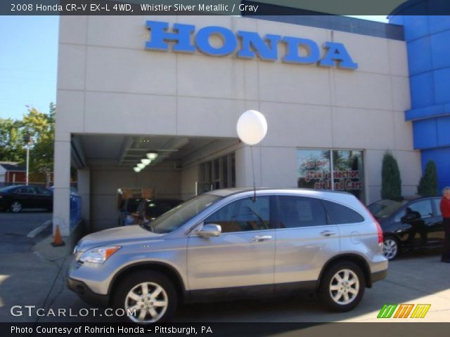 2008 Honda CR-V EX-L 4WD in Whistler Silver Metallic