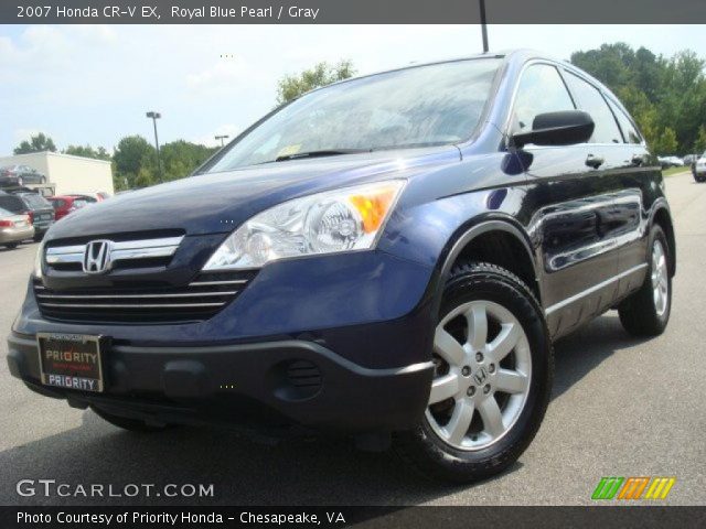 2007 Honda CR-V EX in Royal Blue Pearl