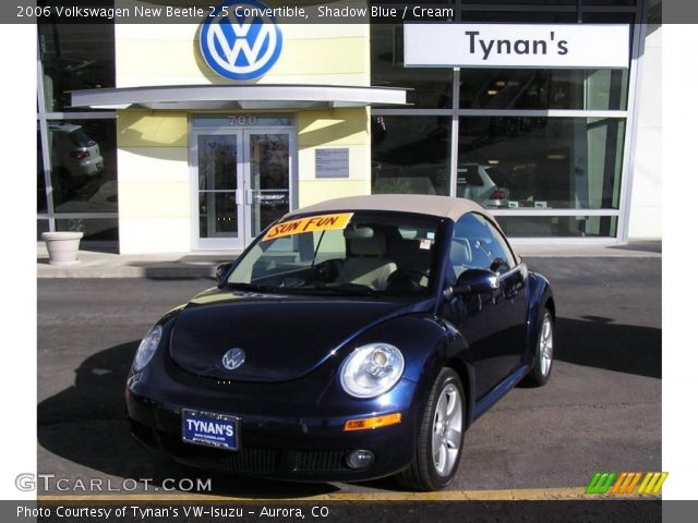 2006 Volkswagen New Beetle 2.5 Convertible in Shadow Blue