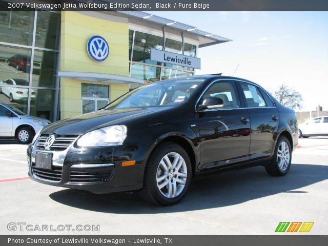 2007 Volkswagen Jetta Wolfsburg Edition Sedan in Black