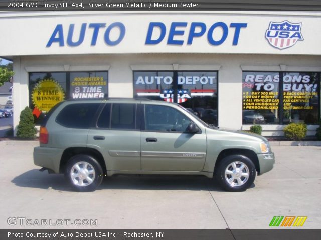 2004 GMC Envoy SLE 4x4 in Silver Green Metallic