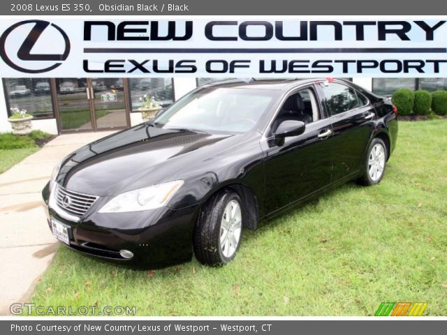 2008 Lexus ES 350 in Obsidian Black