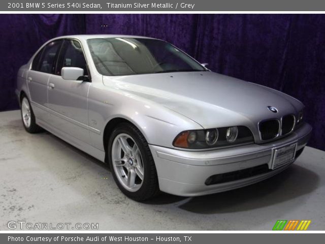 2001 BMW 5 Series 540i Sedan in Titanium Silver Metallic