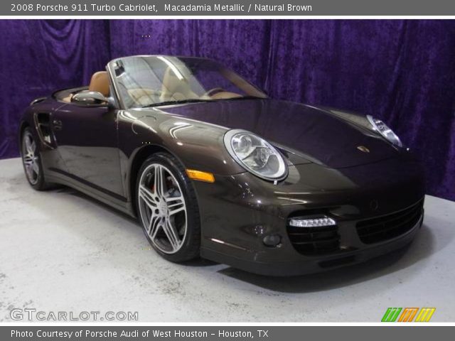 2008 Porsche 911 Turbo Cabriolet in Macadamia Metallic