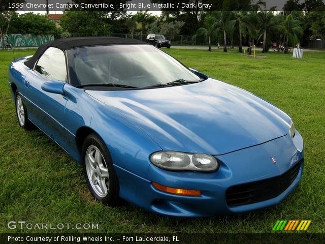 1999 Chevrolet Camaro Convertible in Bright Blue Metallic
