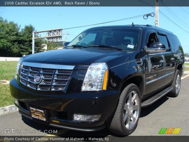 2008 Cadillac Escalade ESV AWD in Black Raven