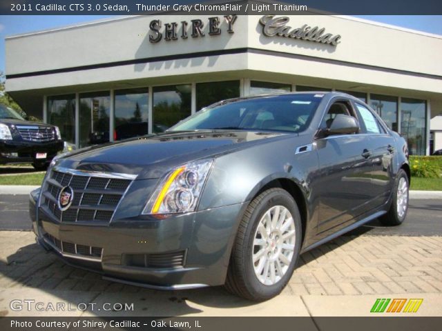 2011 Cadillac CTS 3.0 Sedan in Thunder Gray ChromaFlair
